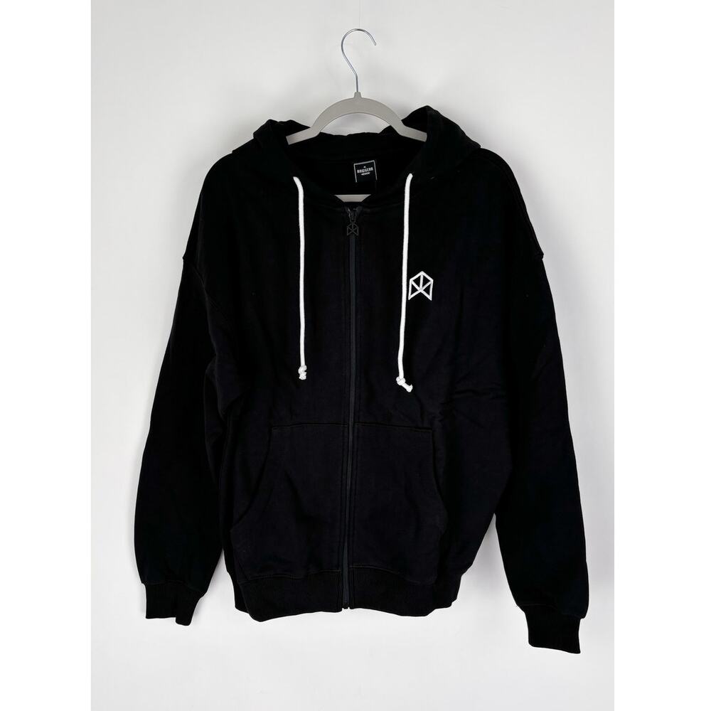 RawGear Full Zip Hoodie Pullover Mens Size Medium Black New Athletic BM534